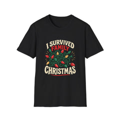 I Survived Family Christmas Recovery T-Shirt