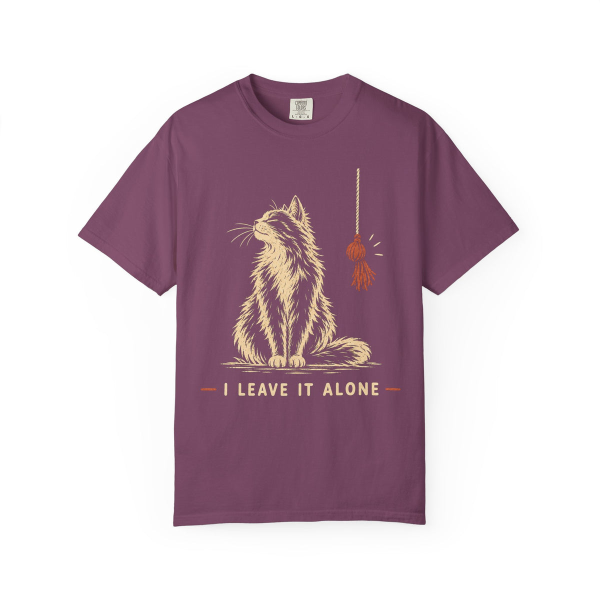 I Leave It Alone Cat Recovery T-Shirt