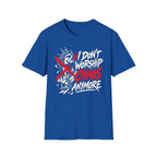 I Don't Worship Chaos Anymore - Premium Cotton T-Shirt Into Recovery