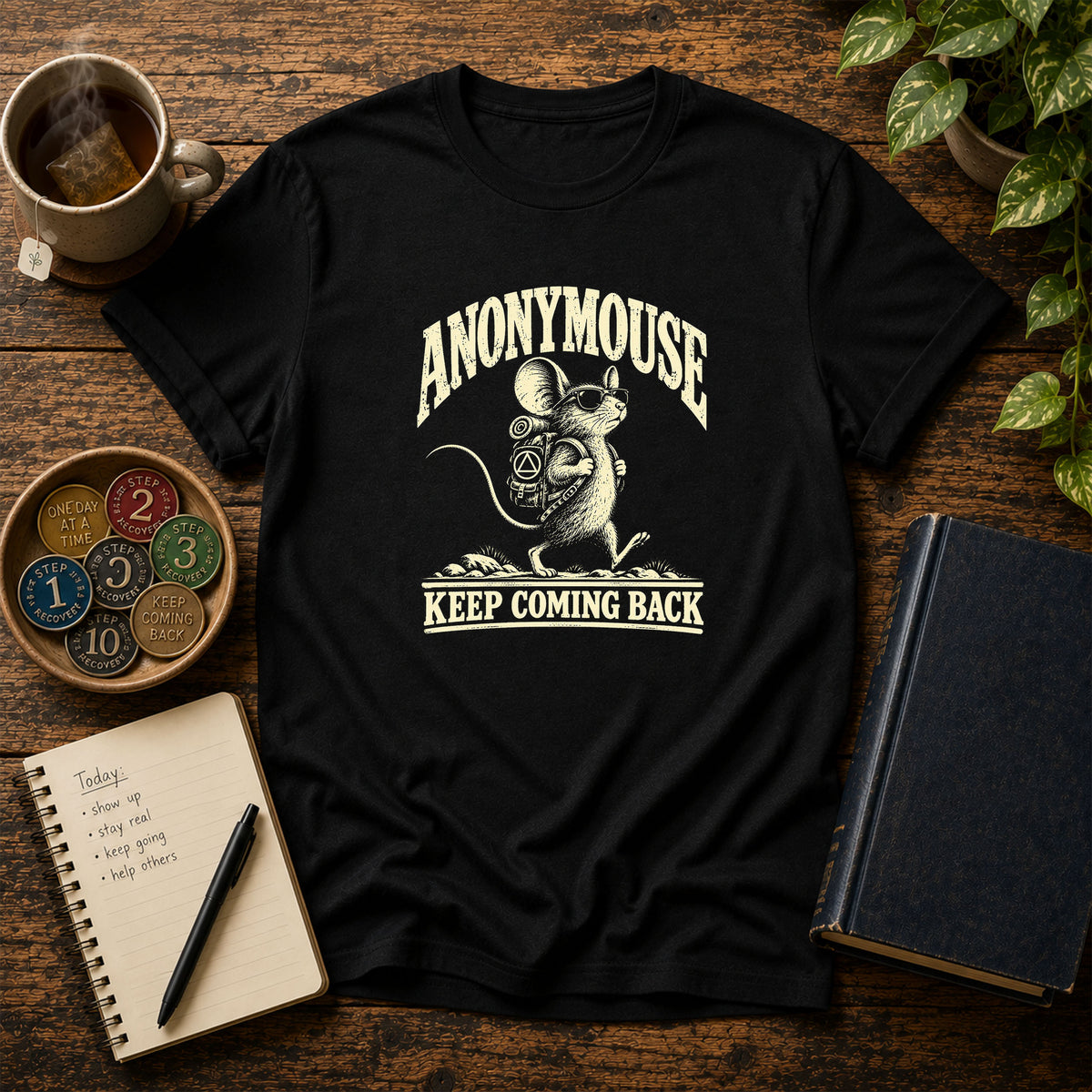 Anonymouse - Keep Coming Back Inverted T-Shirt