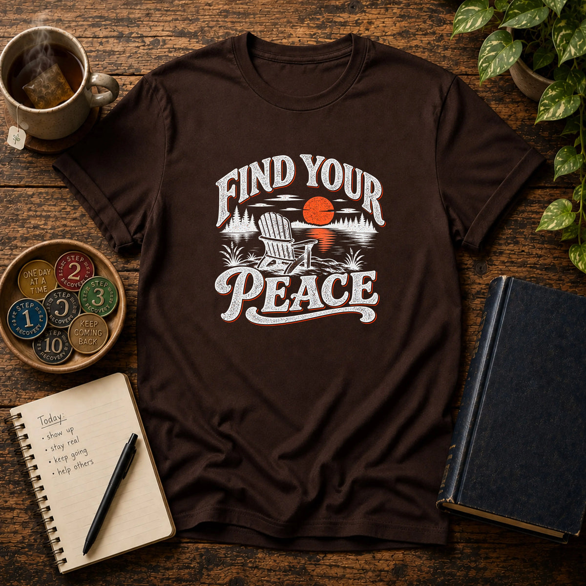 Find Your Piece - Premium Cotton T-Shirt Into Recovery
