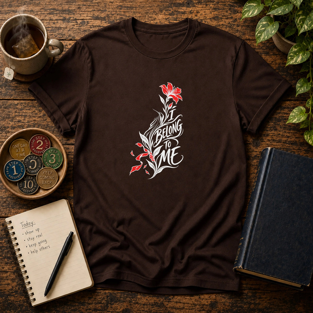 I Belong To Me - Premium Cotton T-Shirt Into Recovery
