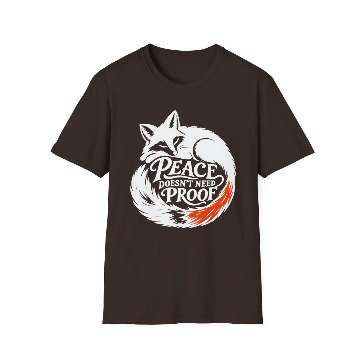 Peace Doesn't Need Proof - Premium Cotton T-Shirt Into Recovery