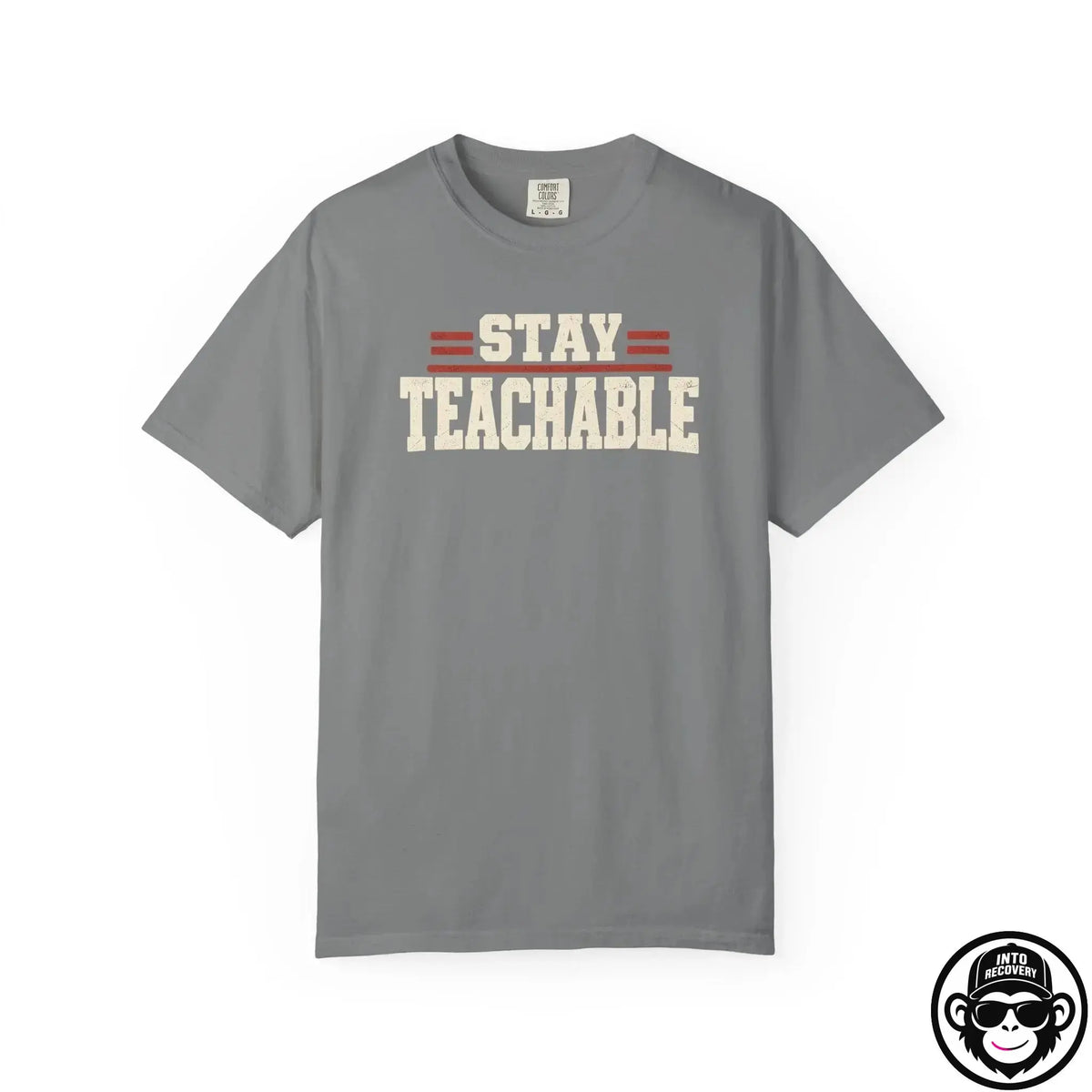Stay Teachable - Comfort ColorsÂ® T-Shirt Into Recovery