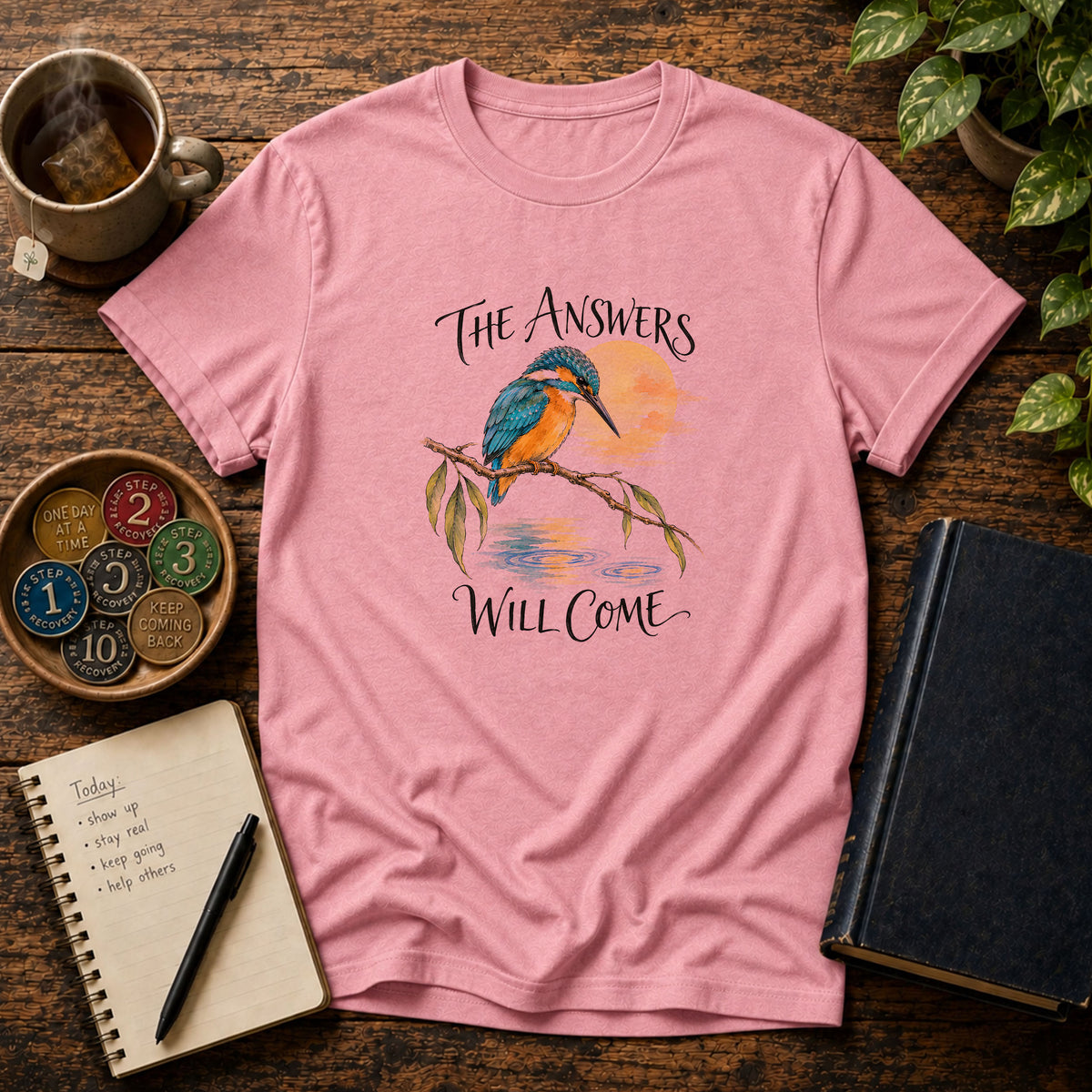 The Answers Will Come (Kingfisher) Recovery T-Shirt