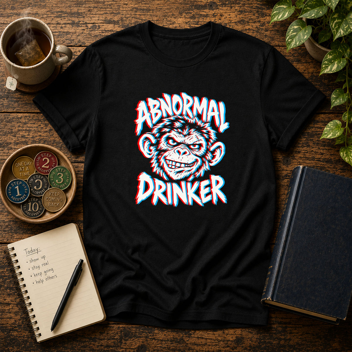 Abnormal Drinker 12-Step Recovery T-Shirt