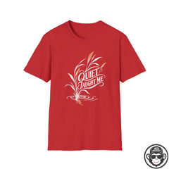 Quiet Taught Me - Premium Cotton T-Shirt Into Recovery