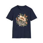Give It Time (Floral, Butterfly) Recovery T-Shirt