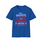 My Higher Power Has Range - Premium Cotton T-Shirt Into Recovery