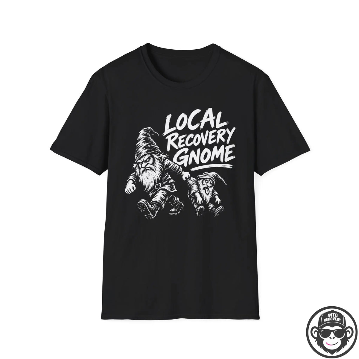 Local Recovery Gnome - Premium Cotton T-Shirt Into Recovery