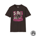 Sober and Ungovernable Cat Punk Recovery T‑Shirt Printify