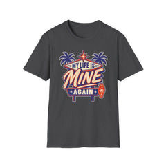 My Life Is Mine Again - Premium Cotton T-Shirt Into Recovery