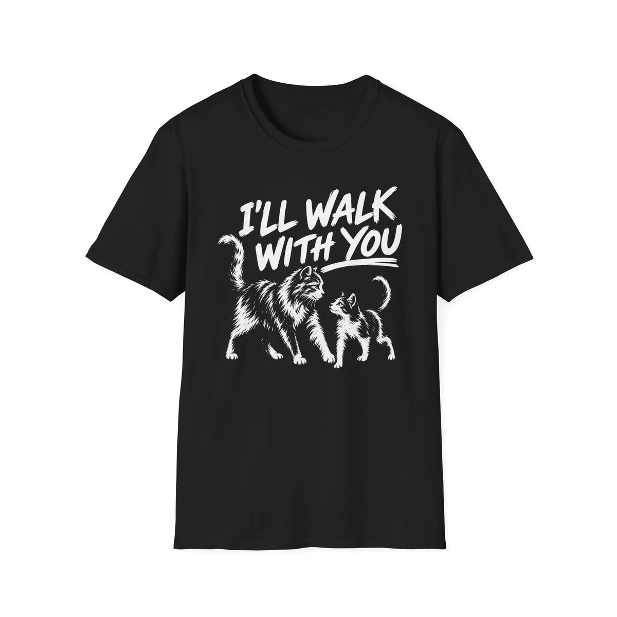 I'll Walk With You - Premium Cotton T-Shirt Into Recovery