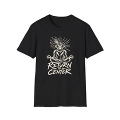 Return to Center Zen Monkey Meditation T-Shirt