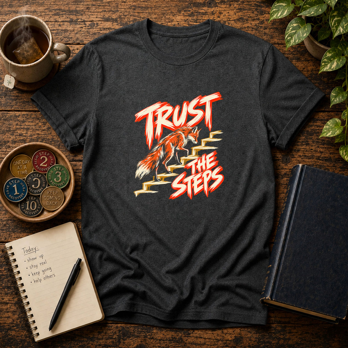 Trust The Steps (Fox) Recovery T-Shirt