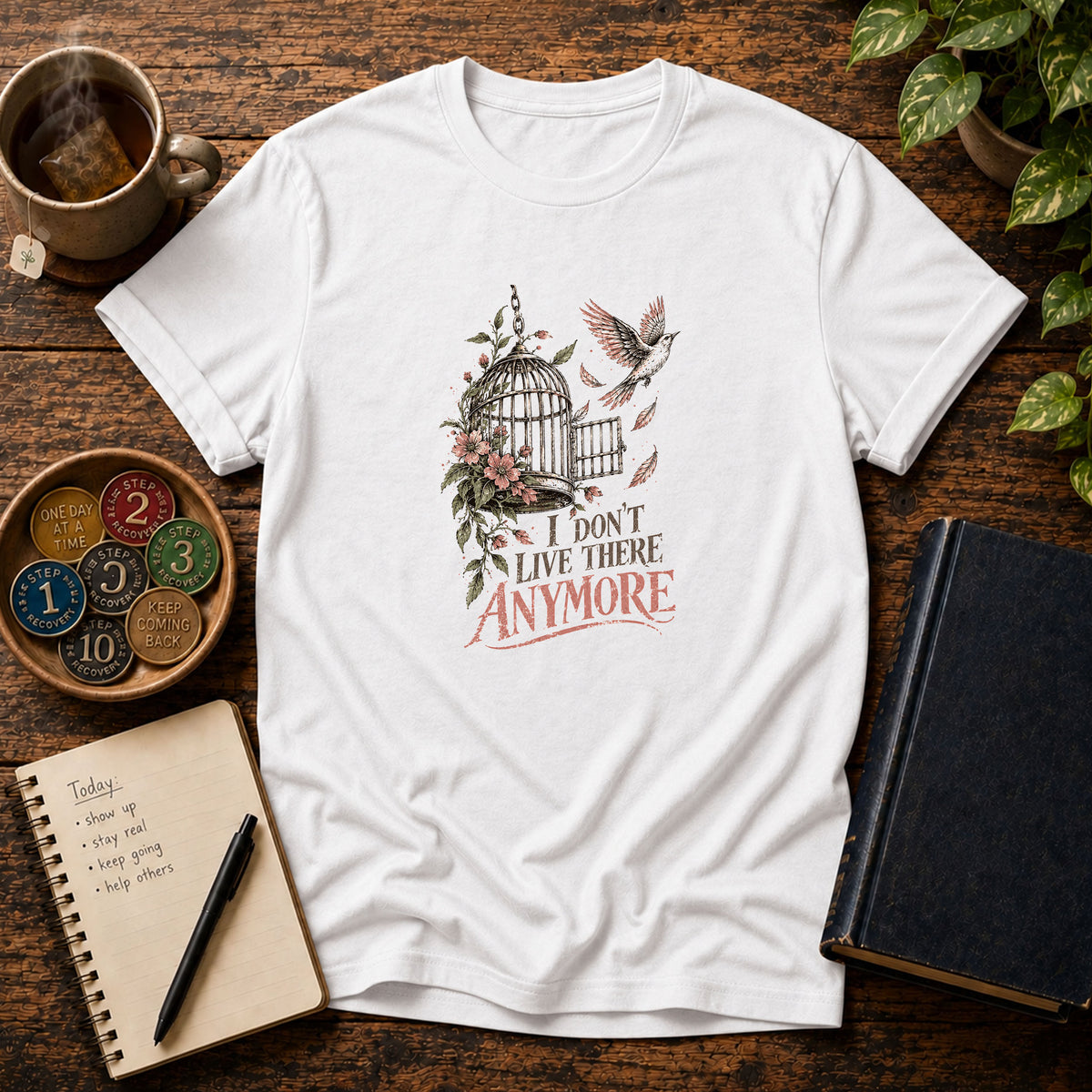 I Don't Live There Anymore (Bird) Recovery T-Shirt