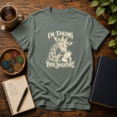 I'm Taking Your Inventory (Giraffe) Recovery T-Shirt
