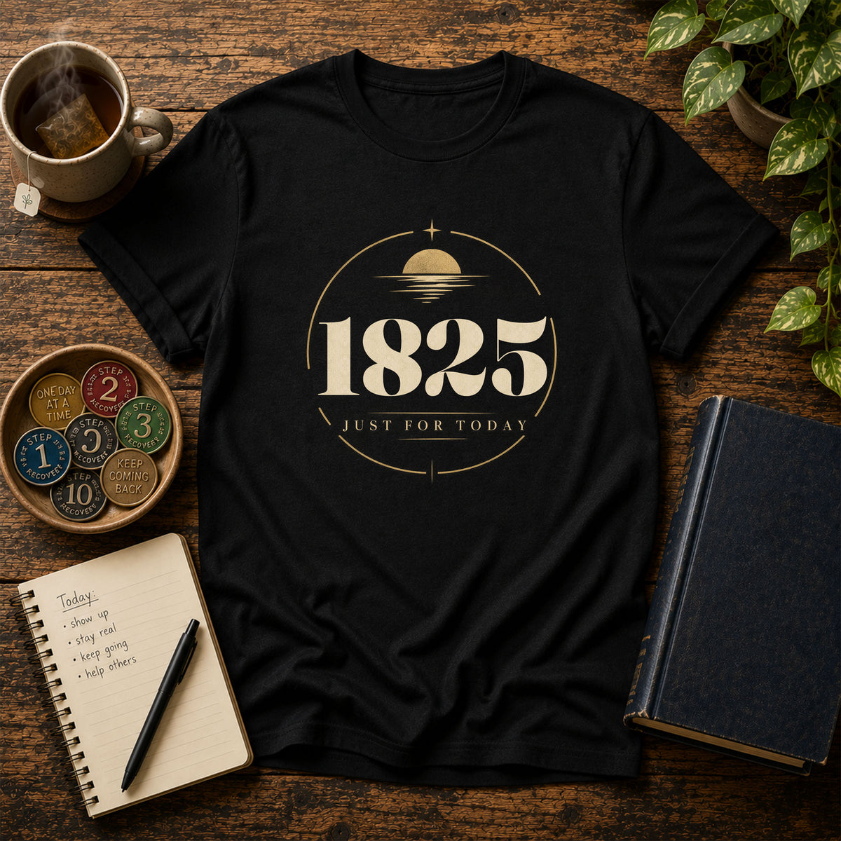 1825 Days (5 Years) of Recovery - Just for Today T-Shirt