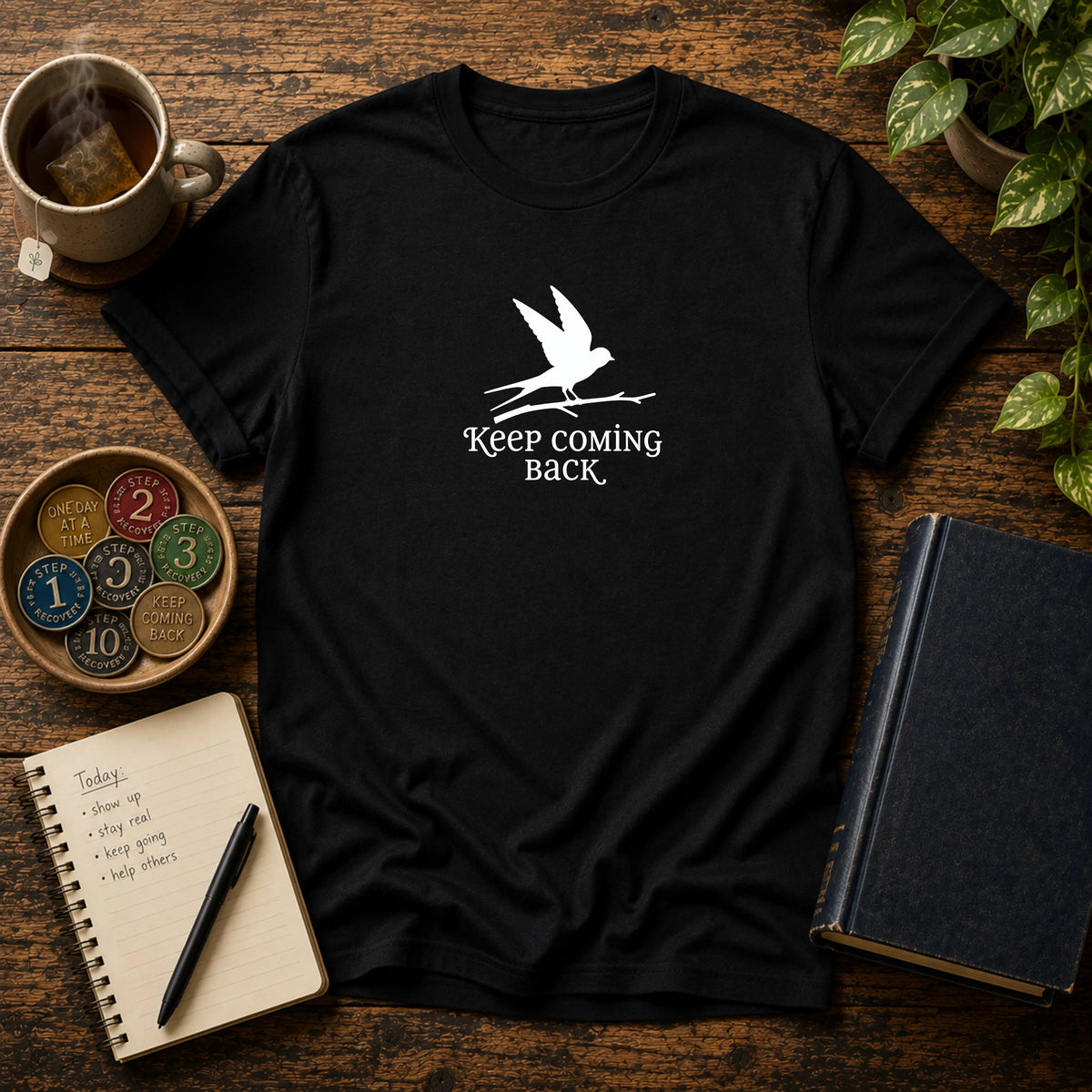 Keep Coming Back - Premium Cotton T-Shirt Into Recovery