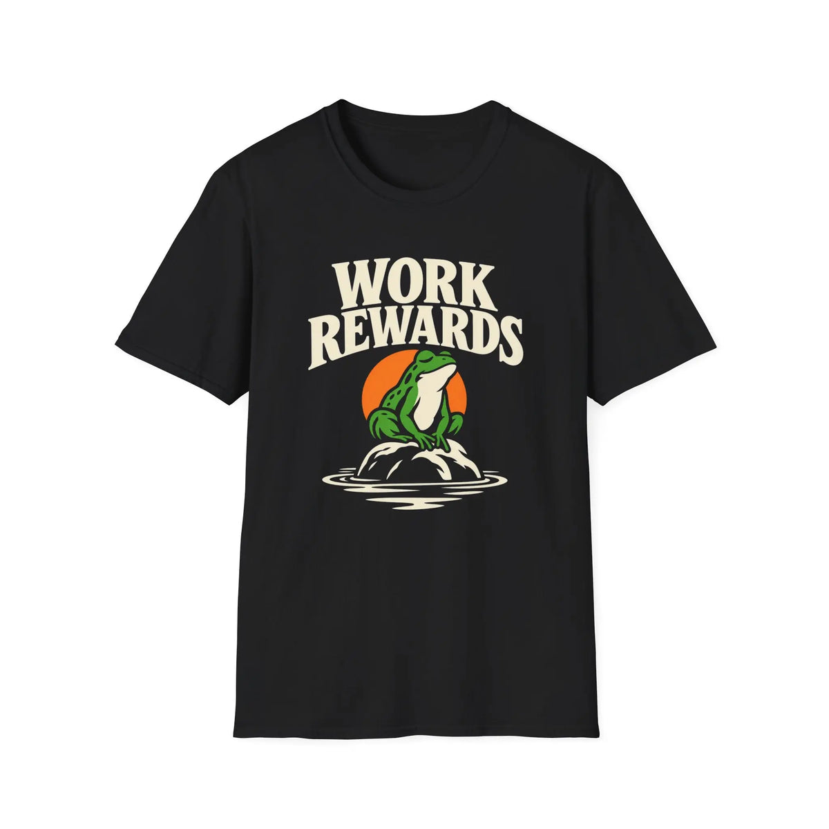 Work Rewards w/ Frog Graphic T-Shirt Into Recovery