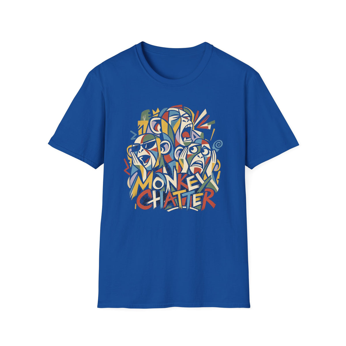 Monkey Chatter Abstract Meditation T-Shirt
