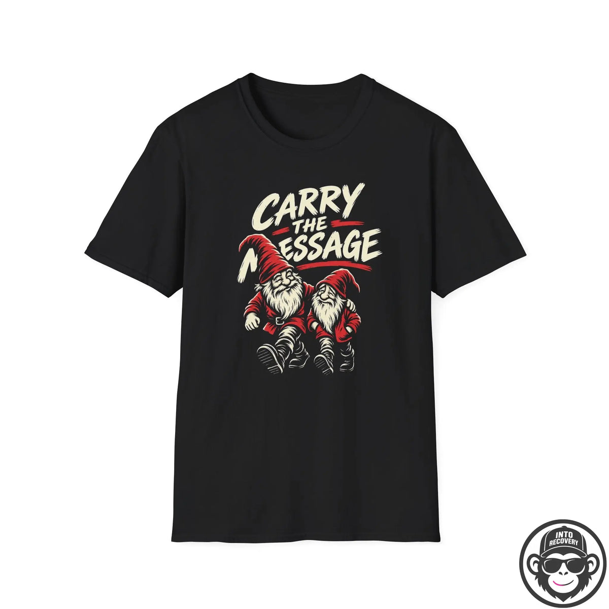 Carry The Message - Premium Cotton T-Shirt Into Recovery