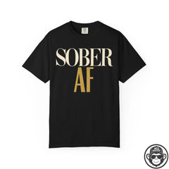 Sober AF Fashion Style Recovery T-Shirt Into Recovery
