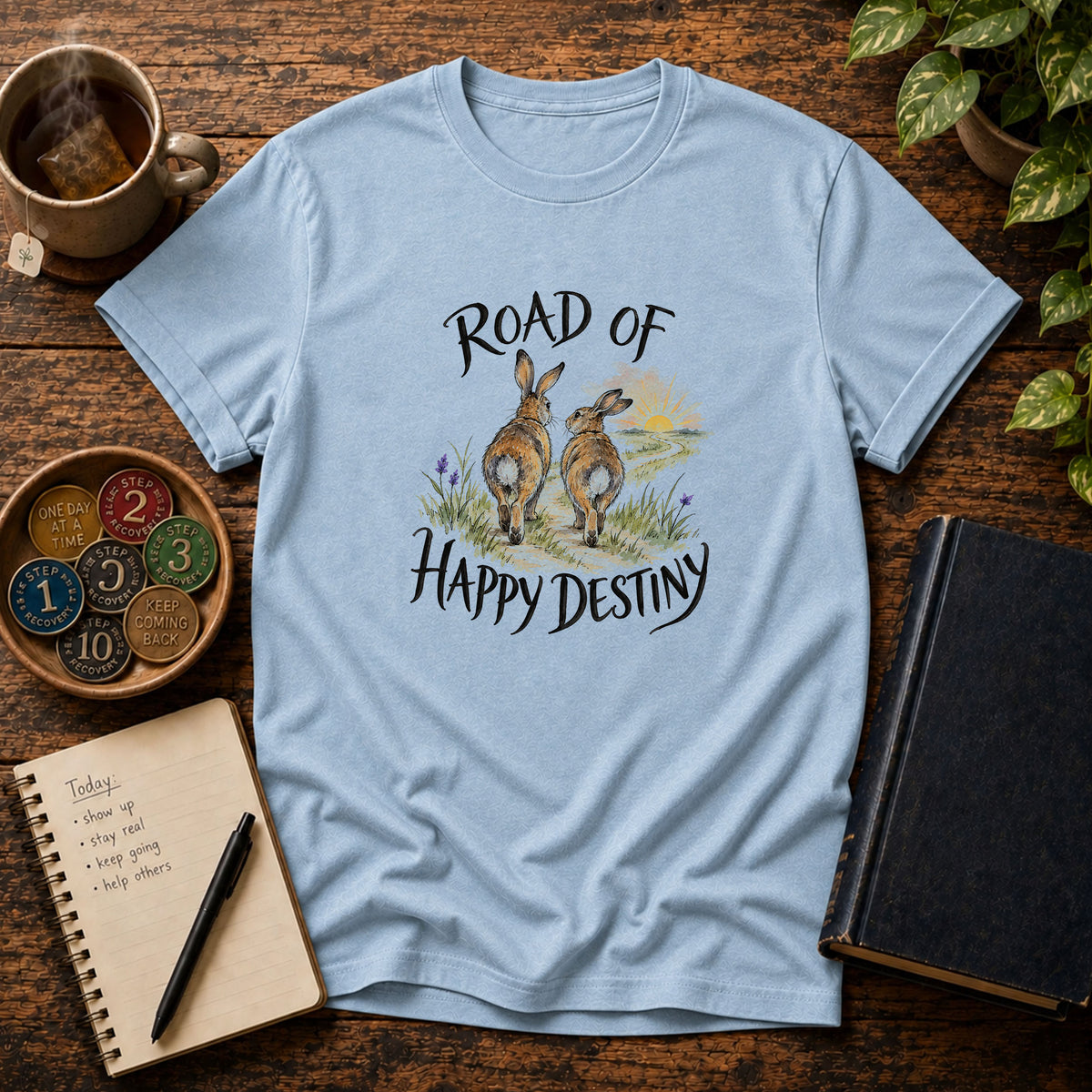 Road of Happy Destiny (Rabbits) Recovery T-Shirt