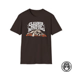 Cleaner Minds Better Vibes - Recovery T-Shirt Into Recovery