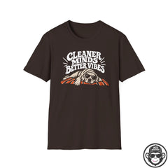 Cleaner Minds Better Vibes - Recovery T-Shirt Into Recovery