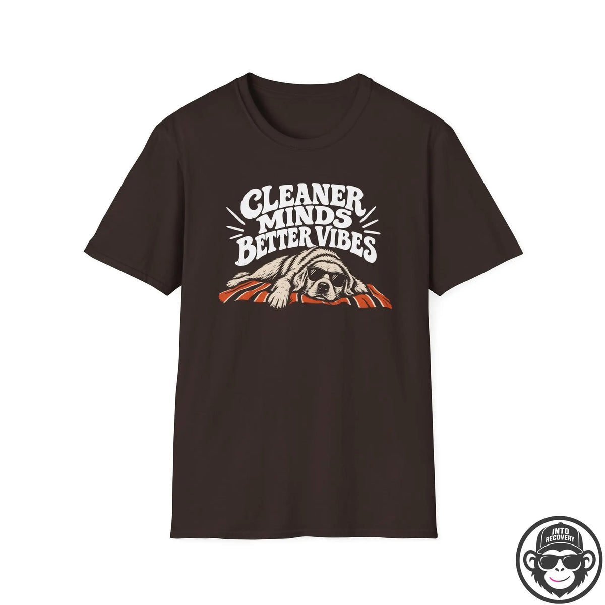 Cleaner Minds Better Vibes - Recovery T-Shirt Into Recovery