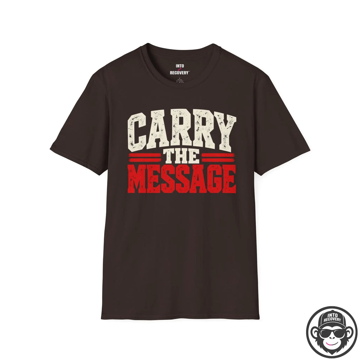 Carry the Message 12-Step T-Shirt Faith Printify