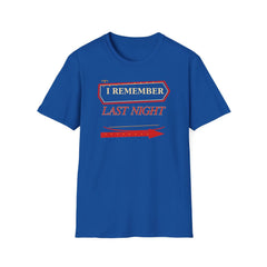 I Remember Last Night - Premium Cotton T-Shirt Into Recovery