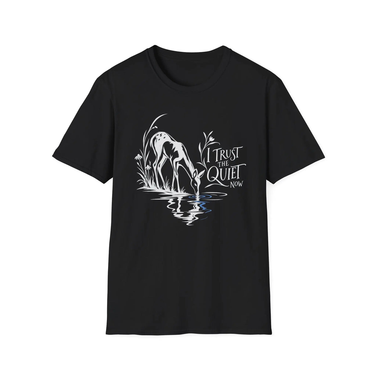 I Trust The Quiet Now - Premium Cotton T-Shirt Into Recovery