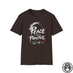 Peace Is Practice - Premium Cotton T-Shirt Into Recovery
