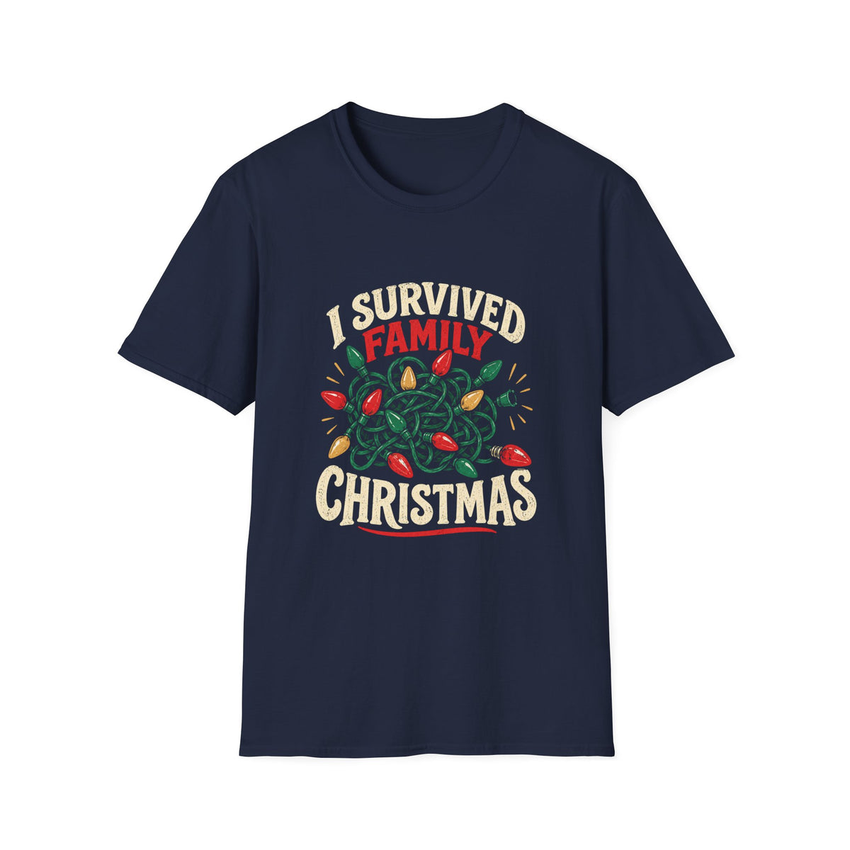 I Survived Family Christmas Recovery T-Shirt