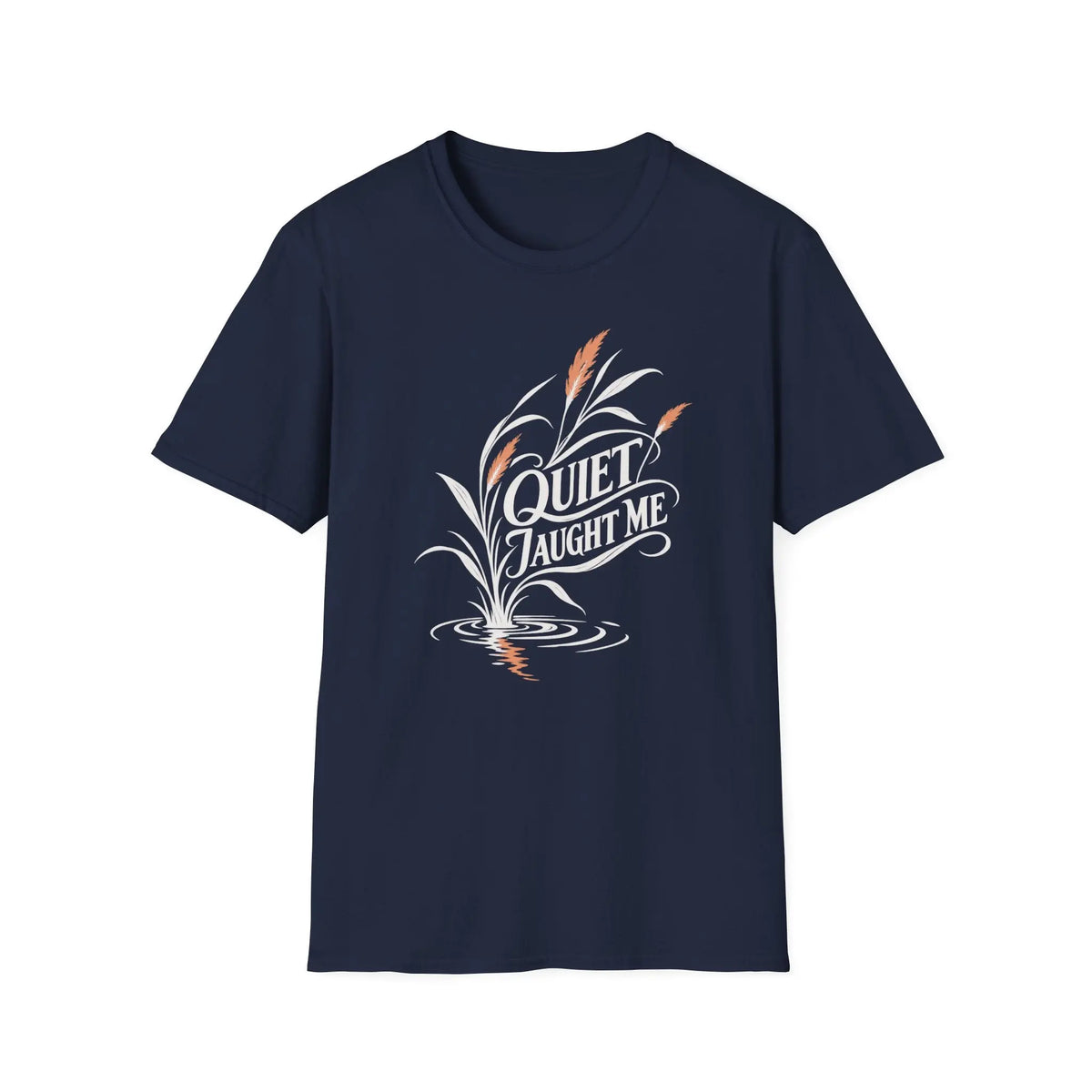 Quiet Taught Me - Premium Cotton T-Shirt Into Recovery