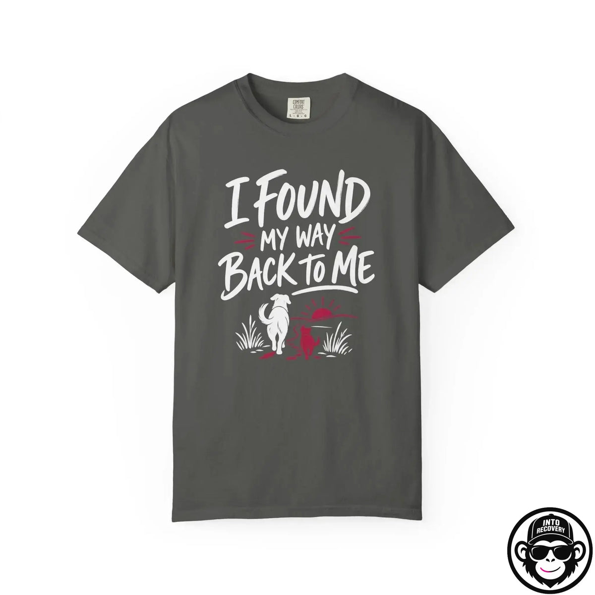 I Found My Way Back To Me - Premium Cotton T-Shirt Into Recovery