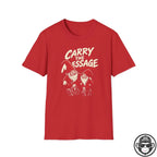 Carry The Message - Premium Cotton T-Shirt Into Recovery