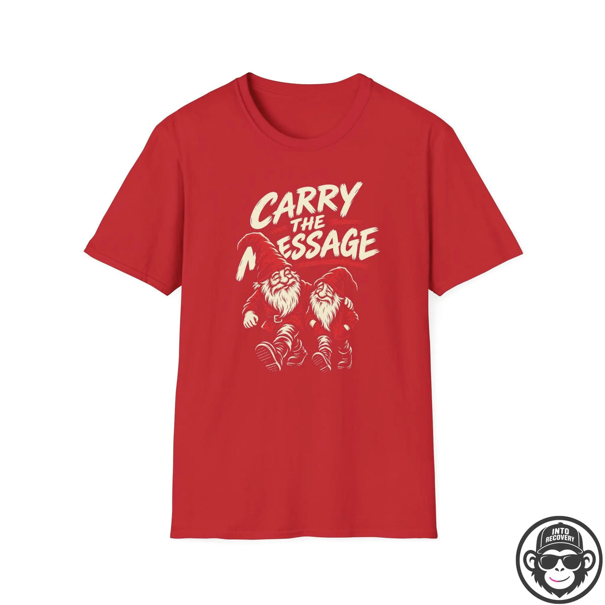 Carry The Message - Premium Cotton T-Shirt Into Recovery