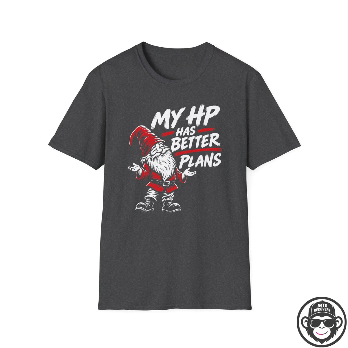 My HP Has Better Plans - Premium Cotton T-Shirt Into Recovery