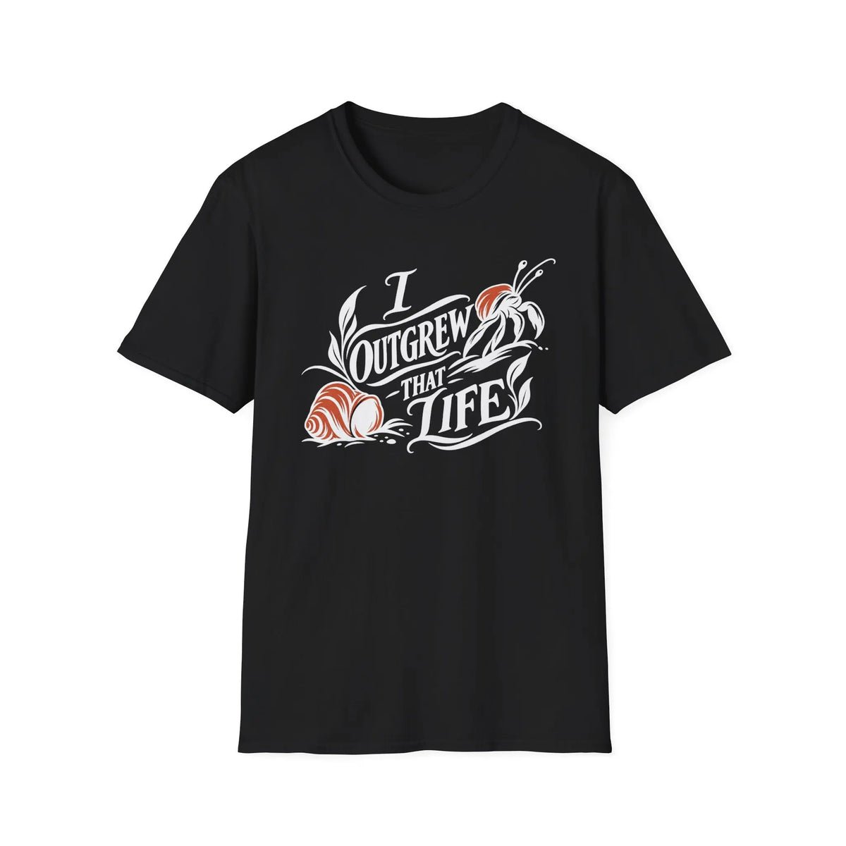 I Outgrew That Life - Premium Cotton T-Shirt Into Recovery