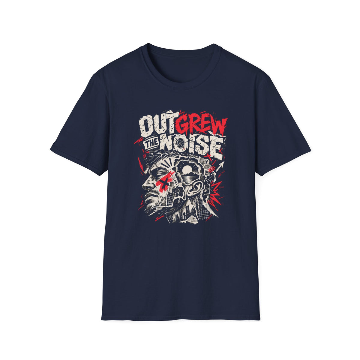 Outgrew the Noise Skull Punk T-Shirt