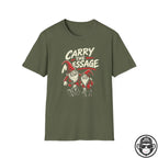 Carry The Message - Premium Cotton T-Shirt Into Recovery