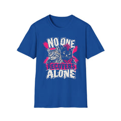 No One Recovers Alone (Cats) Recovery T-Shirt