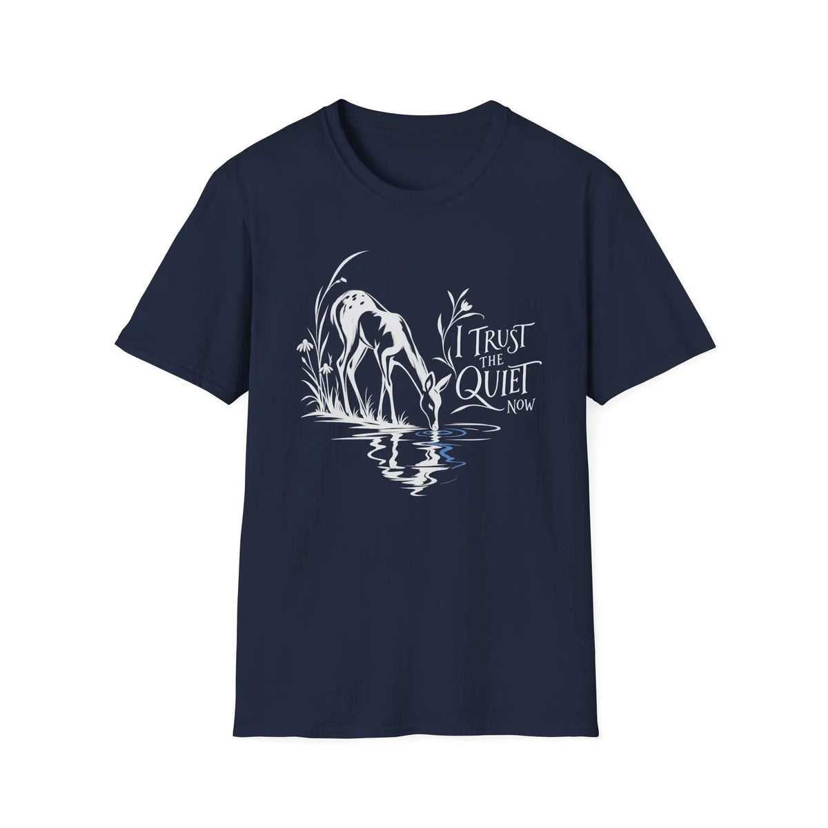 I Trust The Quiet Now - Premium Cotton T-Shirt Into Recovery