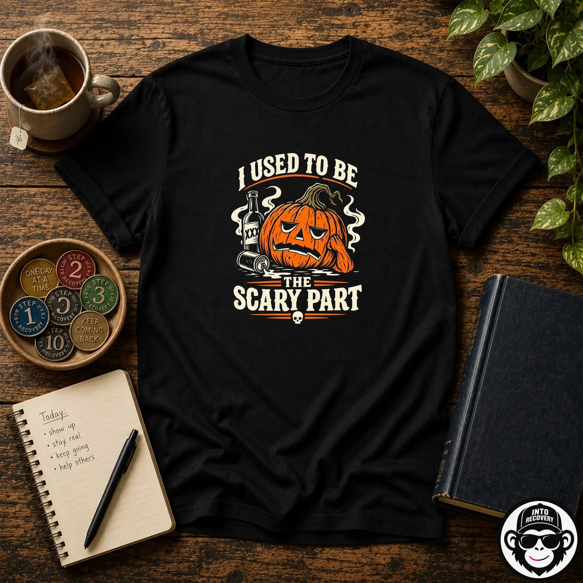 I Used To Be The Scary Part Recovery T-Shirt Into Recovery