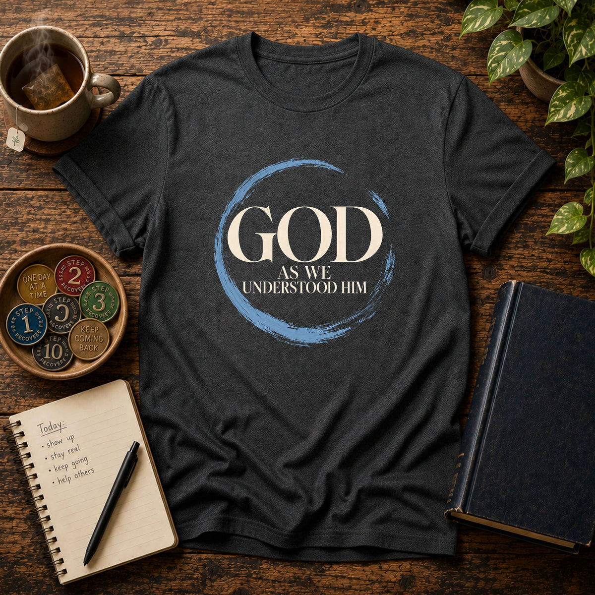 God As We Understood Him Recovery T-Shirt
