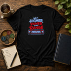 My Higher Power Has Range - Premium Cotton T-Shirt Into Recovery