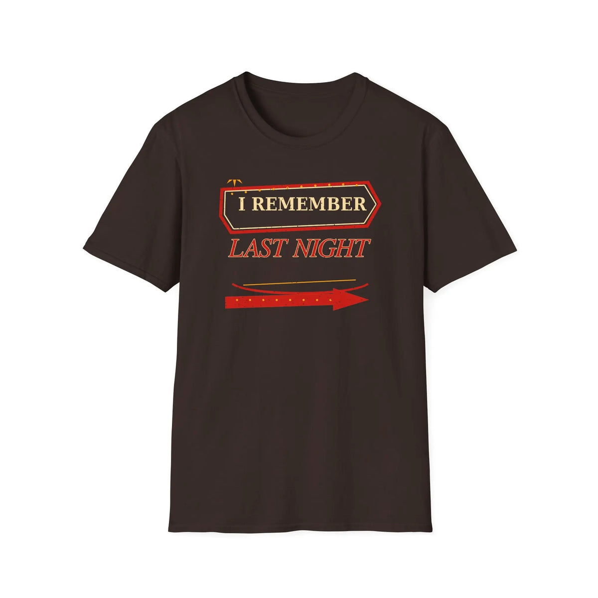 I Remember Last Night - Premium Cotton T-Shirt Into Recovery